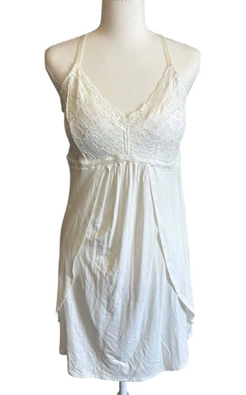 Babydoll Dress Lace V-neck Top Maurices Size L
